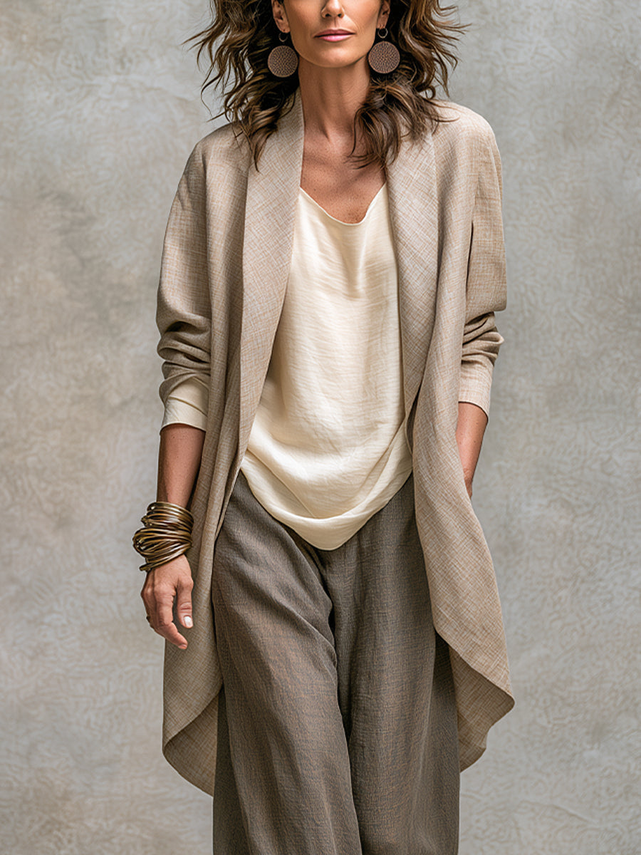 Simone | Set a tre pezzi con pantaloni larghi