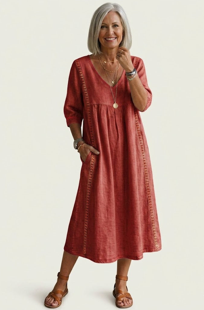 Abito Maxi A Linea Eleganza Juliette I