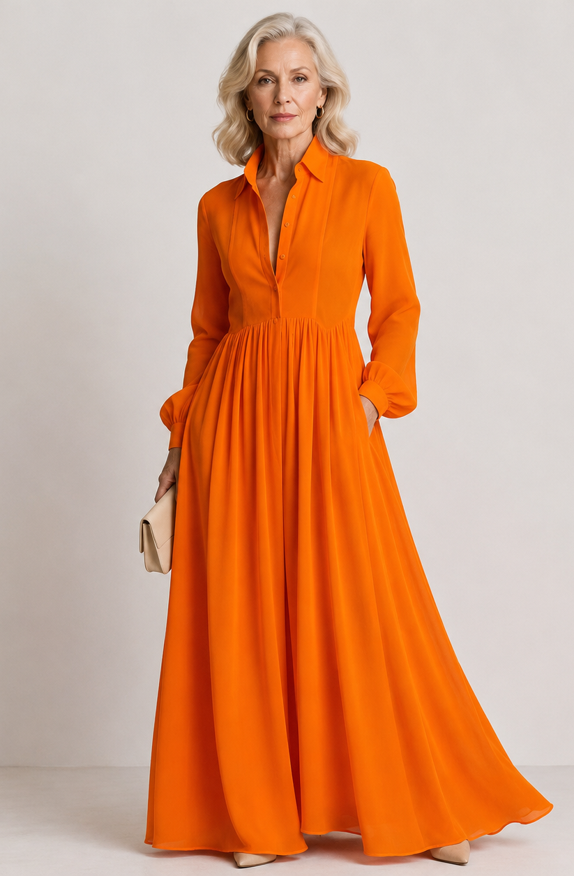 Lioren | Abito Maxi Soft Flow