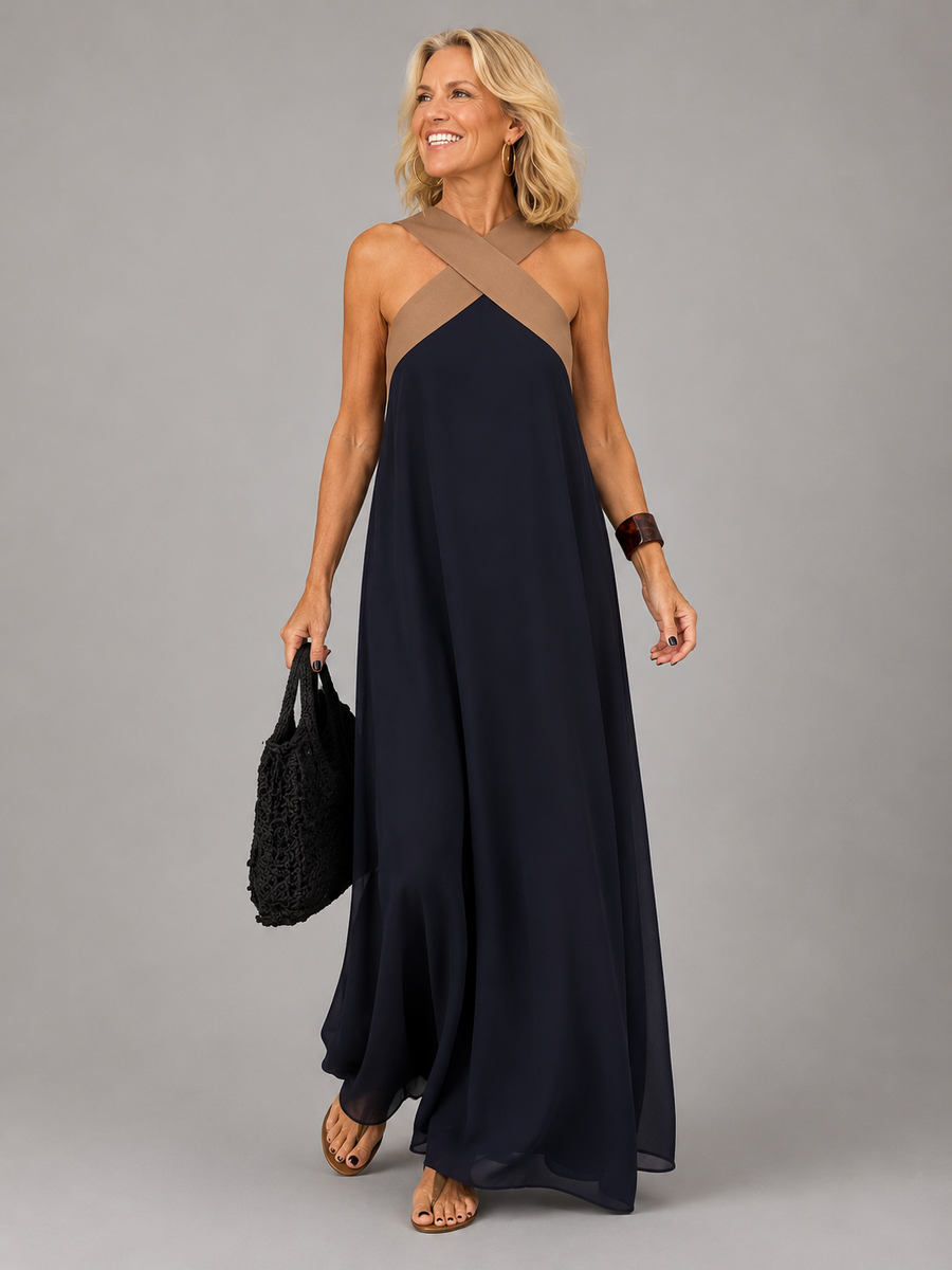 Velora™ | Maxi Dress Eleganza Incrociata