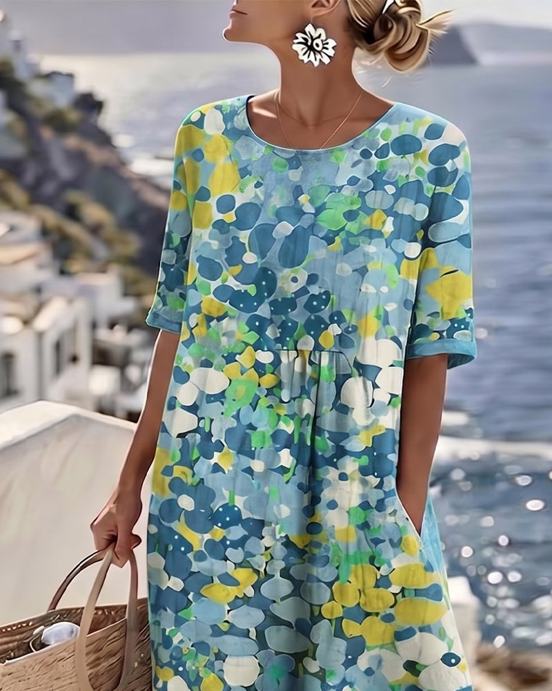 Adriana™ | Elegante Abito Midi Floreale Estivo