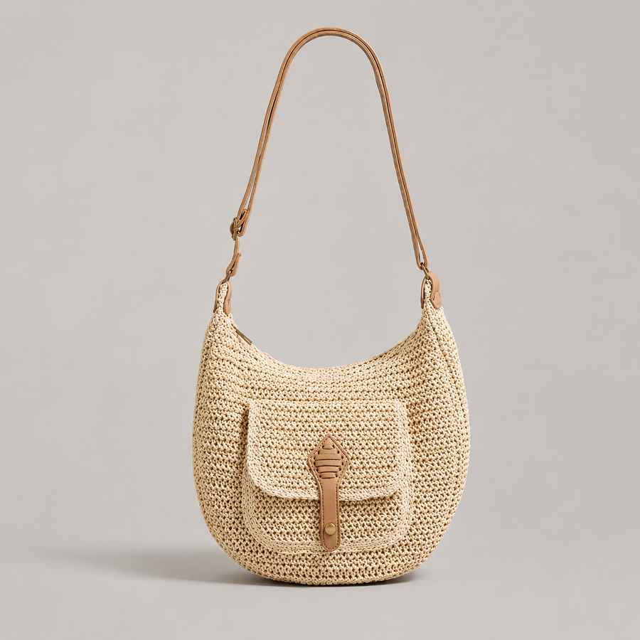 Sienna | Borsa a Spalla Intrecciata Artigianale
