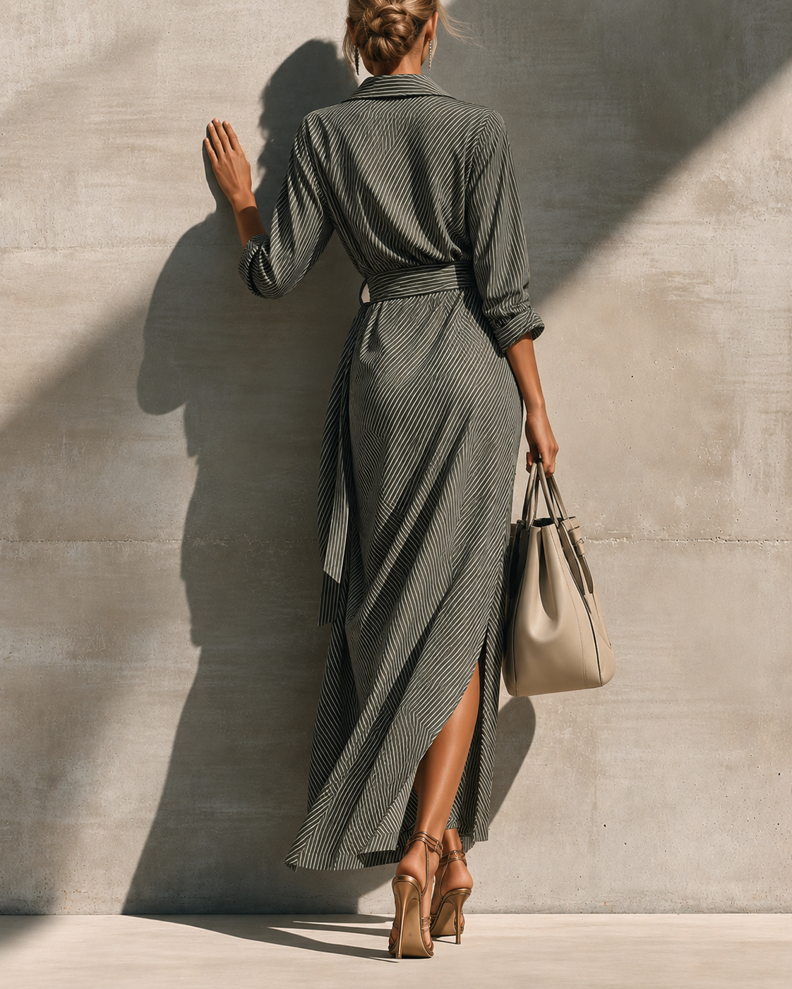 Blessie | Long Women's Shirt Dress