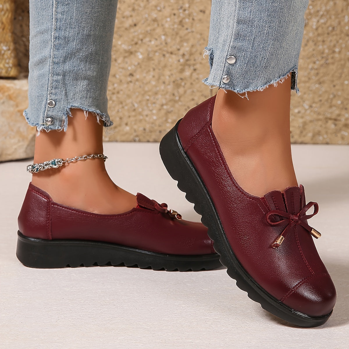 Rosalie | Orthopaedic Bow Loafers