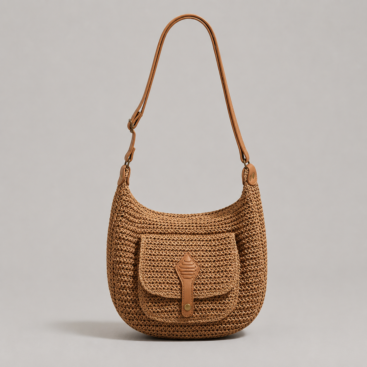 Sienna | Borsa a Spalla Intrecciata Artigianale