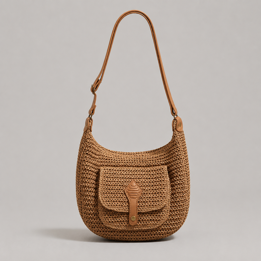 Sienna | Borsa a Spalla Intrecciata Artigianale