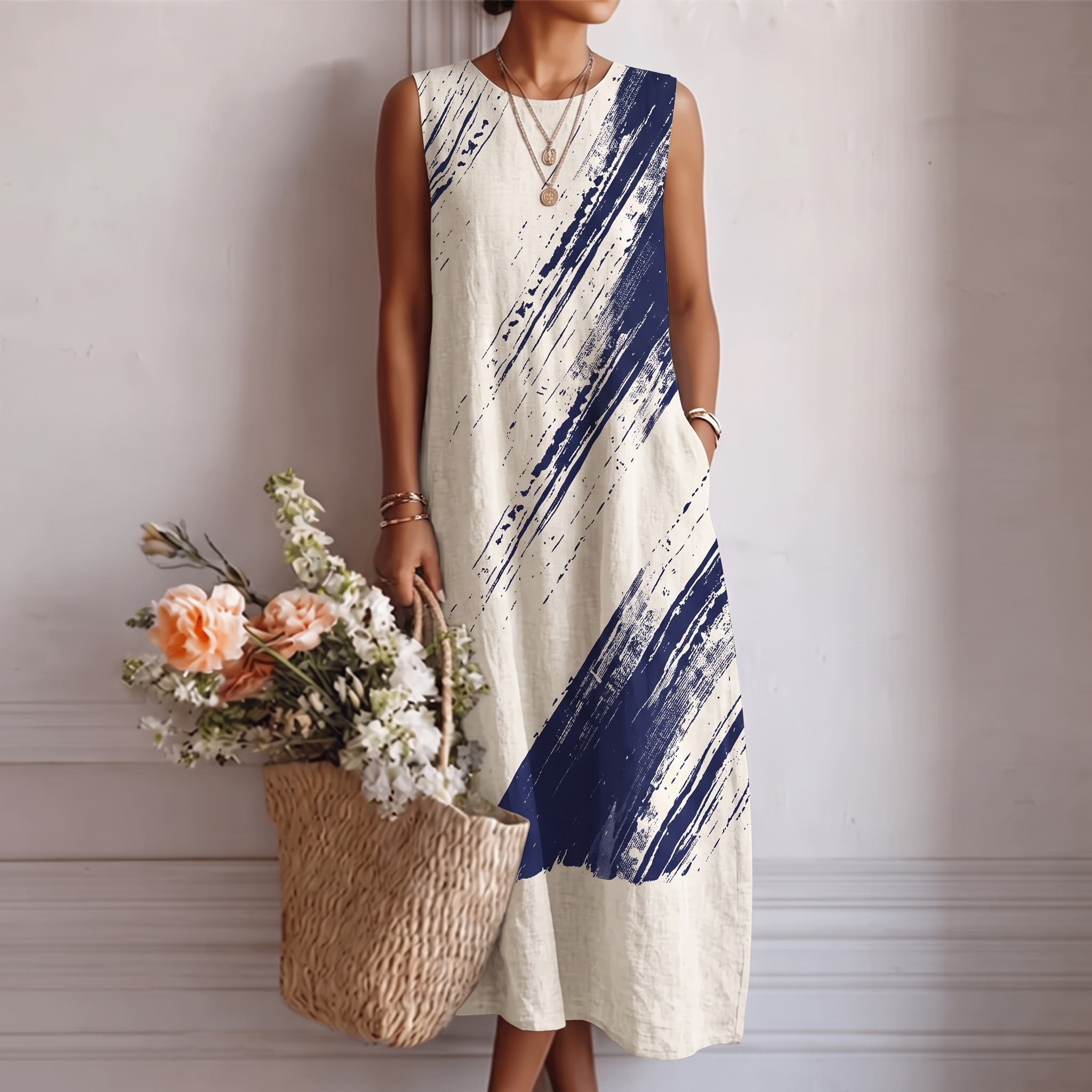 Elin™ | Abito Midi Elegante del Quotidiano