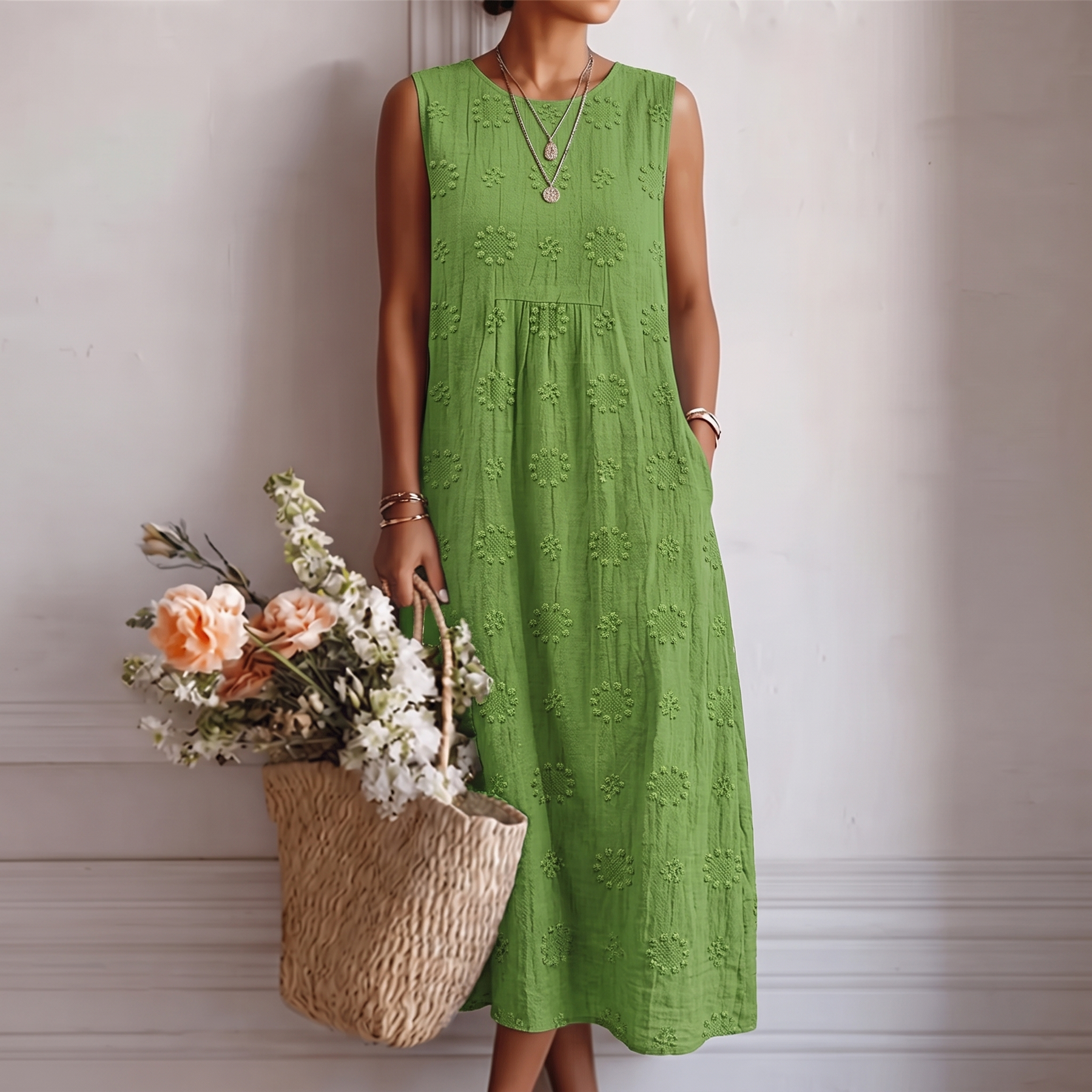 Olivia™ | Abito Midi Breeze del Quotidiano