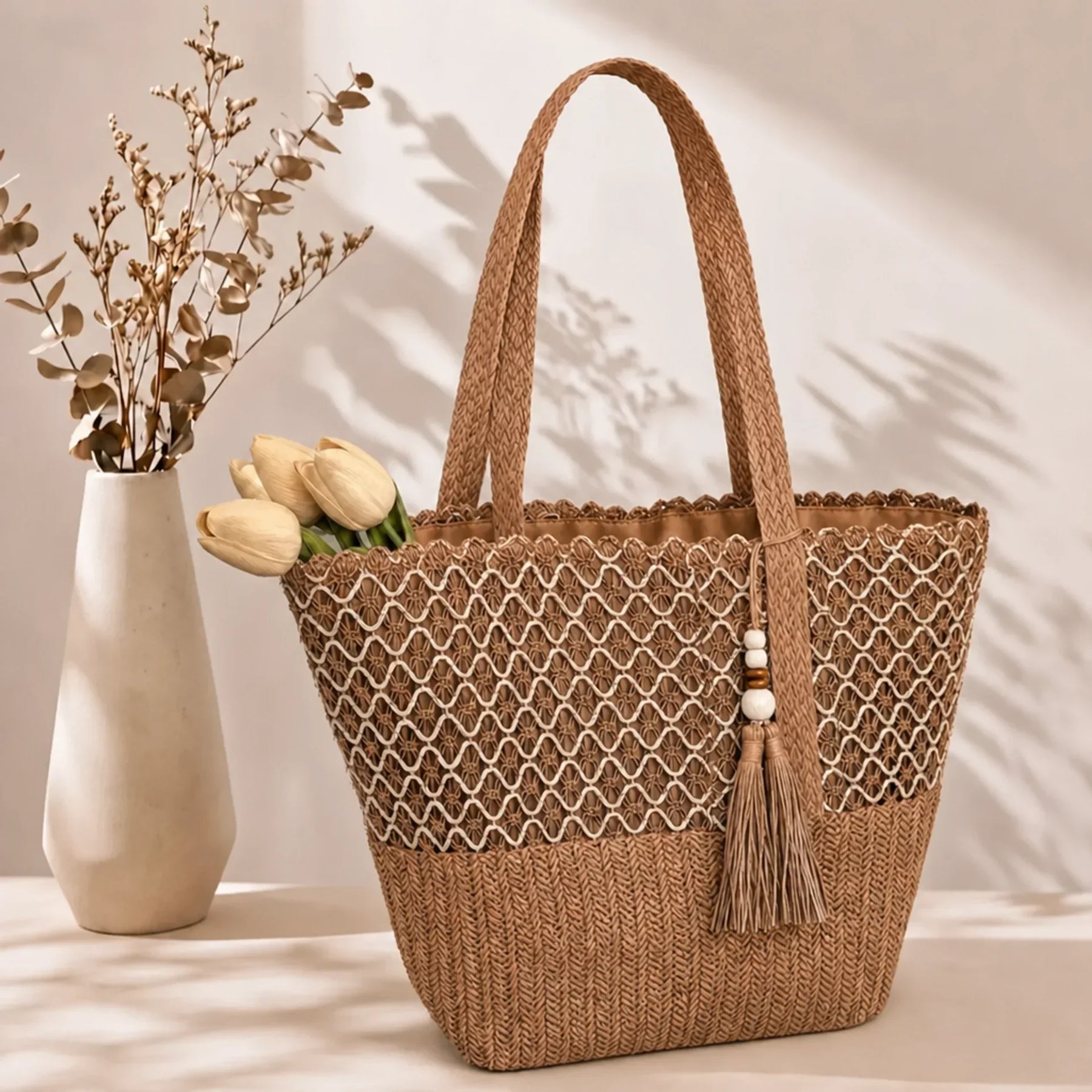 Stacy | Borsa a Spalla Boho con Frange