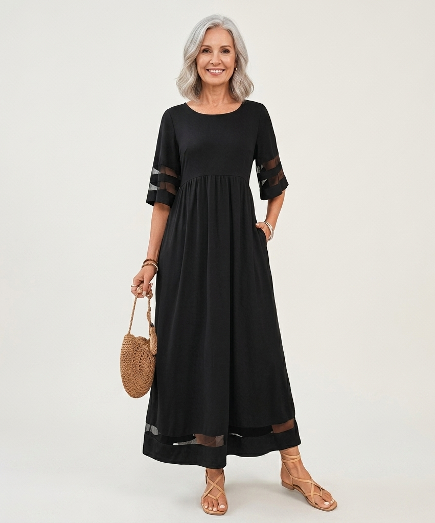 Aubrey™ | Abito Midi Flattering che Appiattisce la Pancia