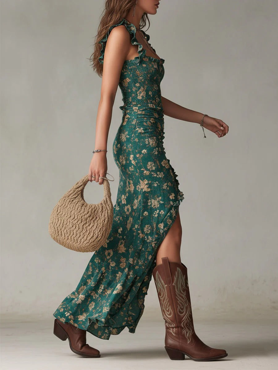Chiara | Abito Maxi Floreale