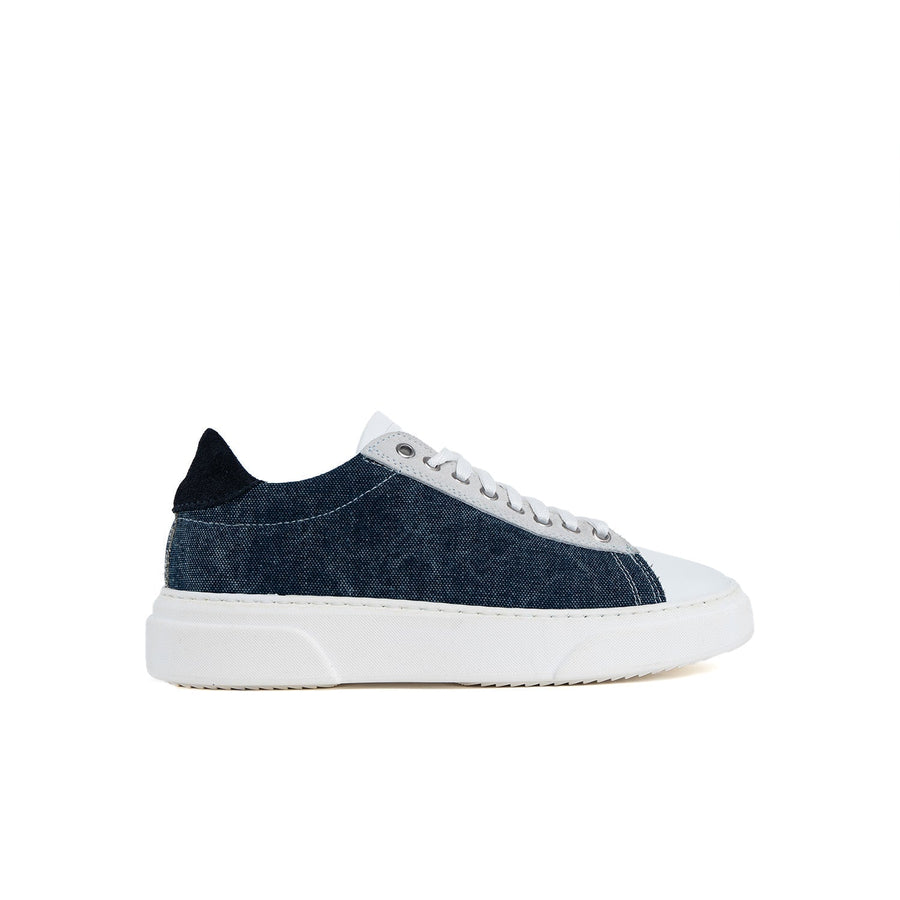 Sneakers Uomo Smith in Denim con fondo bianco