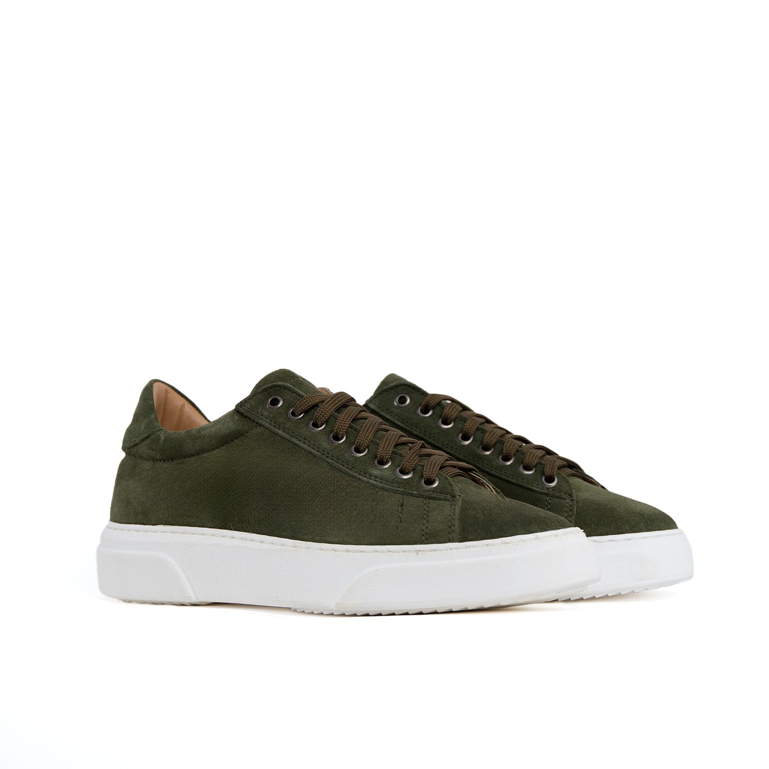 Smith Sneakers Uomo in Camoscio fondo bianco