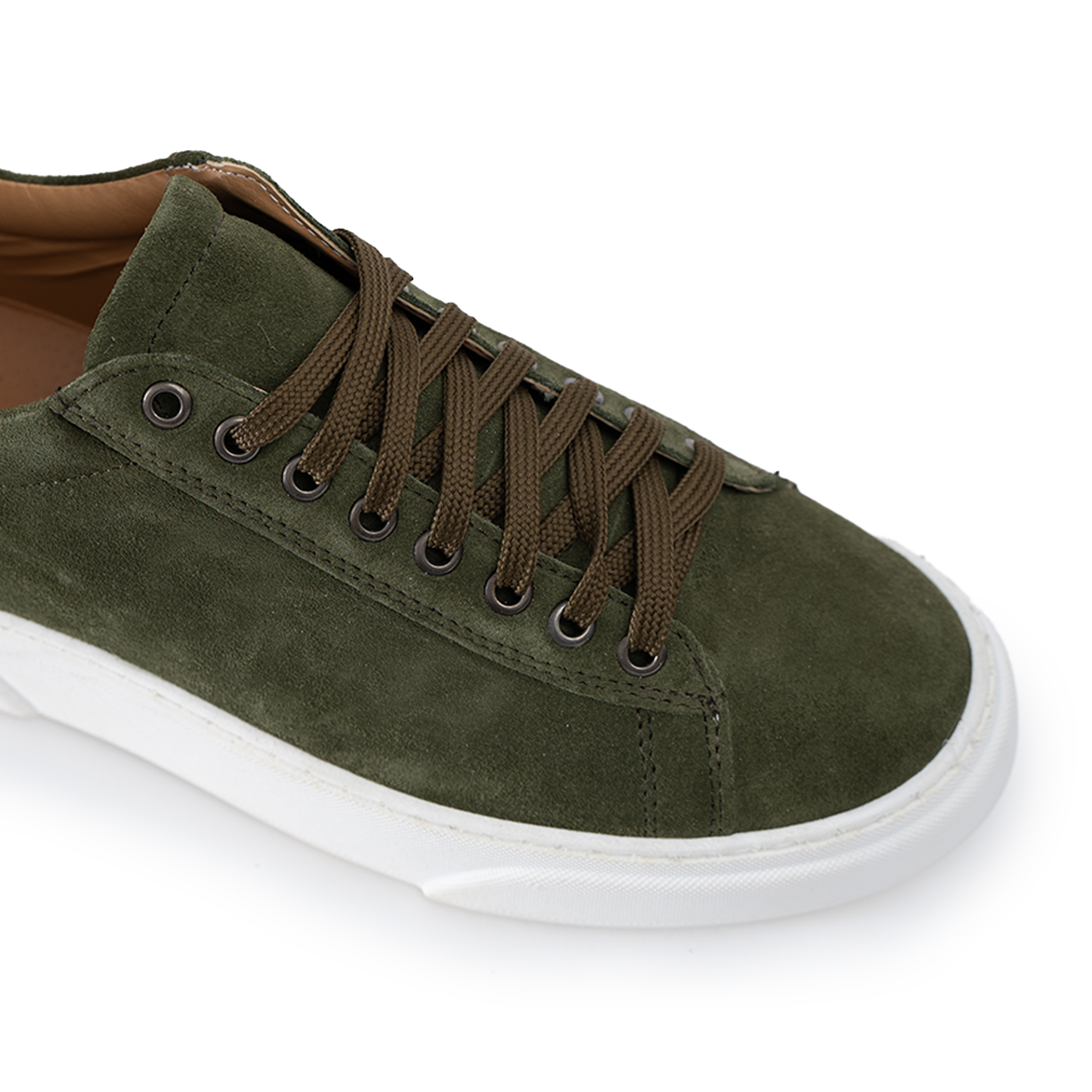 Smith Sneakers Uomo in Camoscio fondo bianco