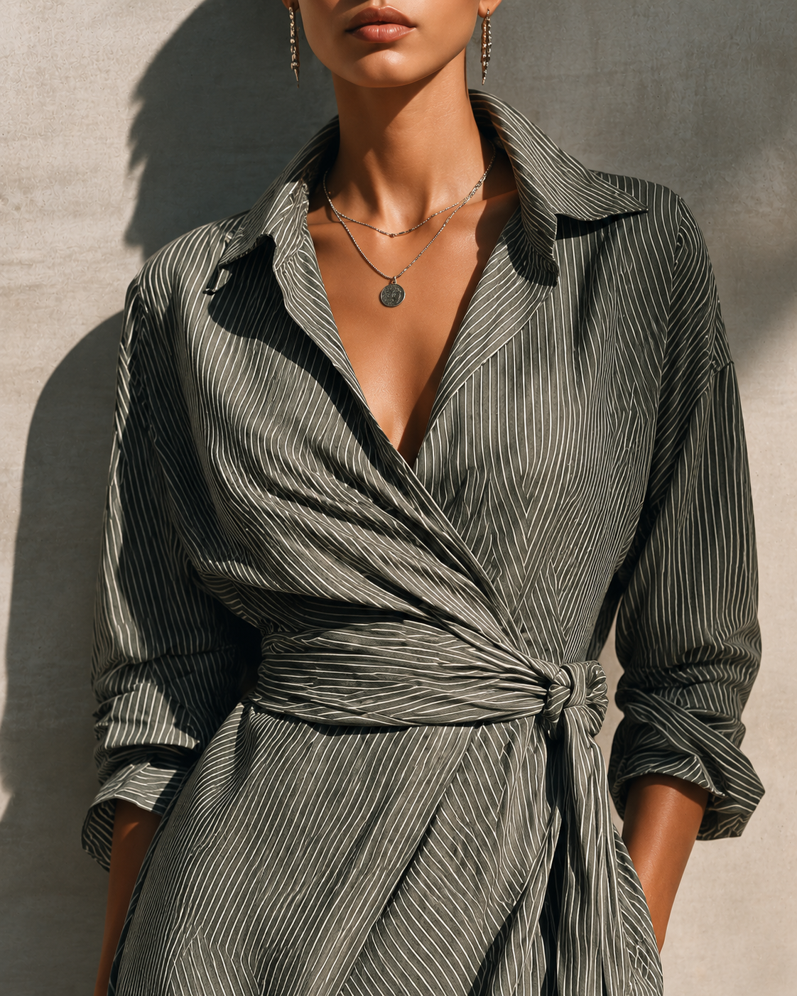 Blessie | Long Women's Shirt Dress