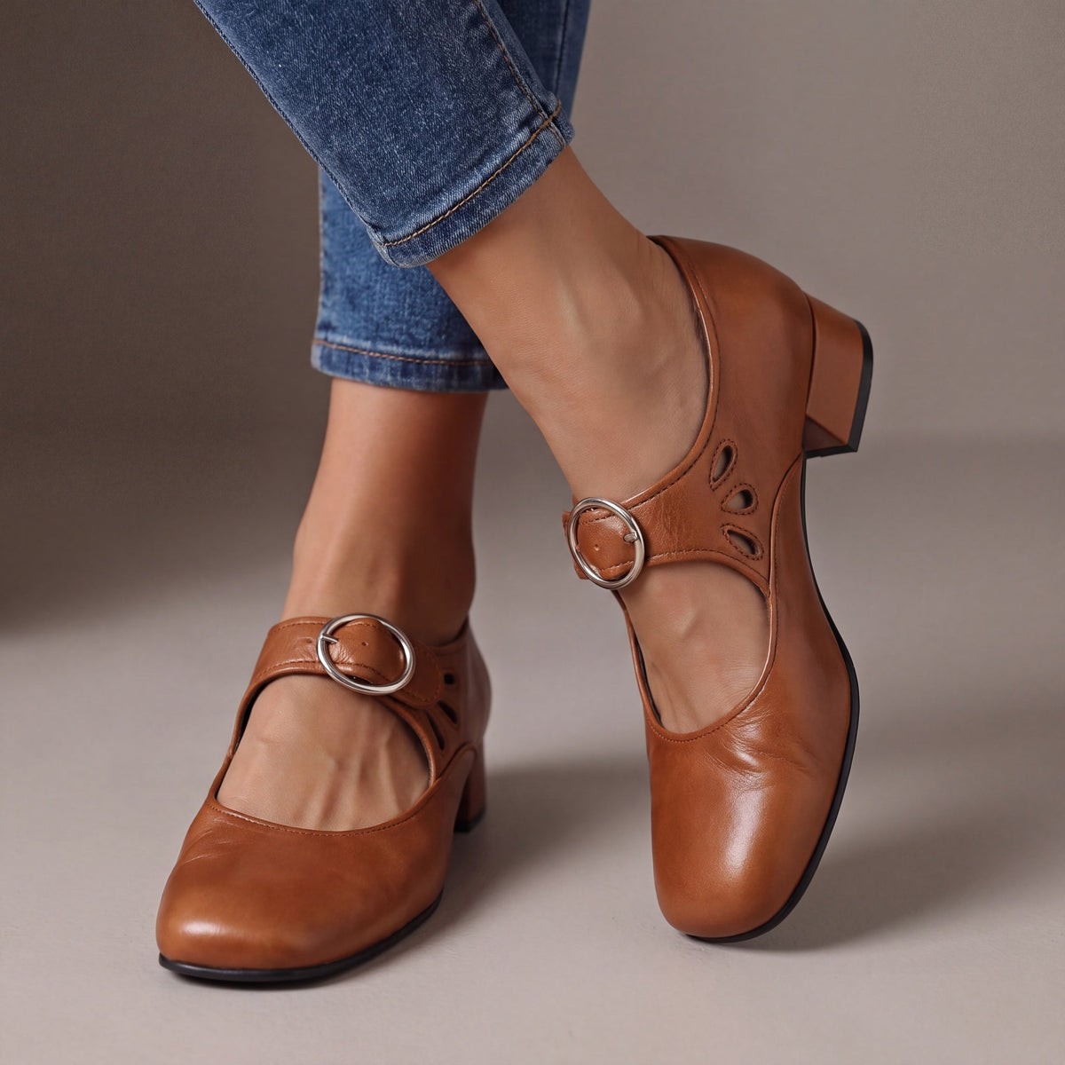Josephine | Leather Orthopaedic Mary Janes