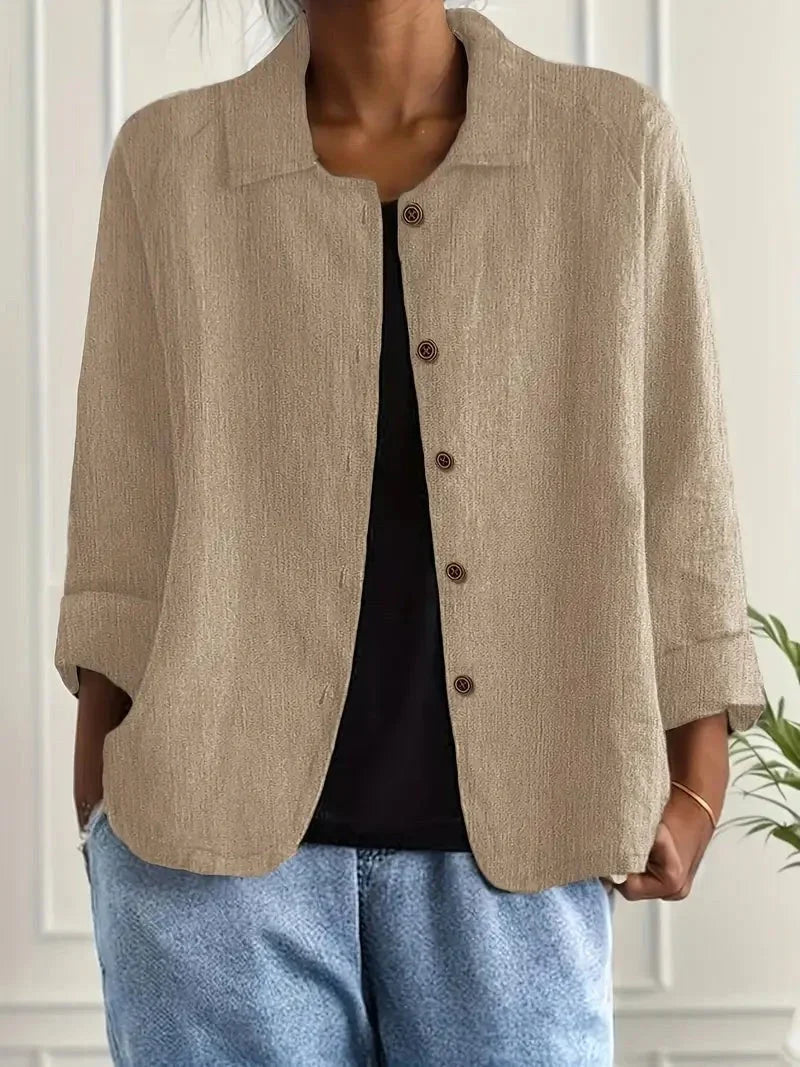 Evelyn | Easy Everyday Button Blouse